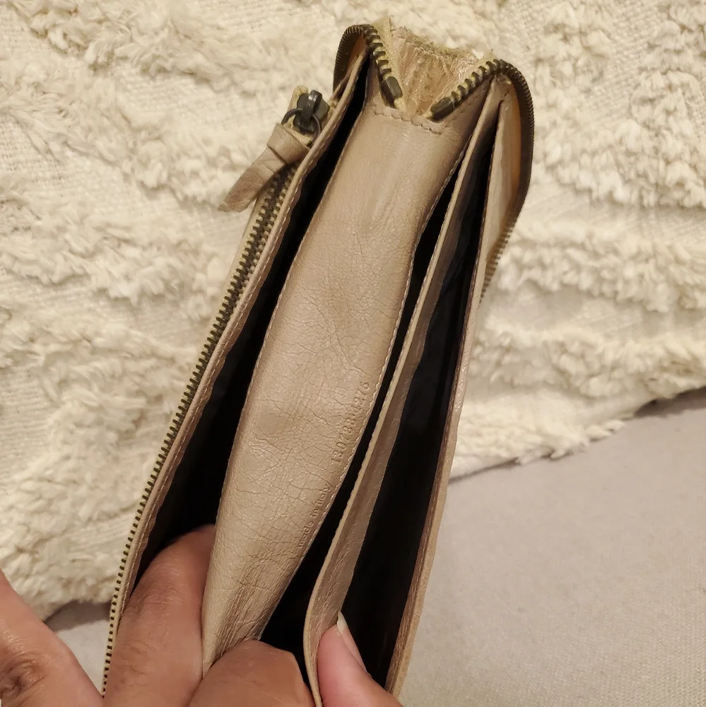 Balenciaga Long Tan Leather Wallet - Picture 8 of 15